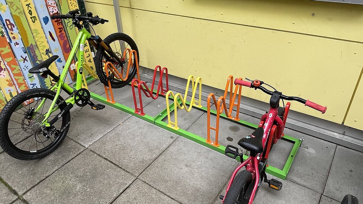 Neuer Fahrradparkplatz